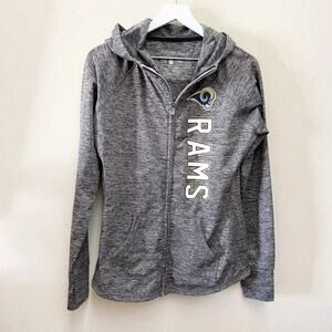 LOS ANGELES RAMS Hooded Women's Jacket Sz M